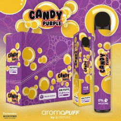 Puff Candy Purple Aromapuff 600 PUFFS 10% de Nicotin