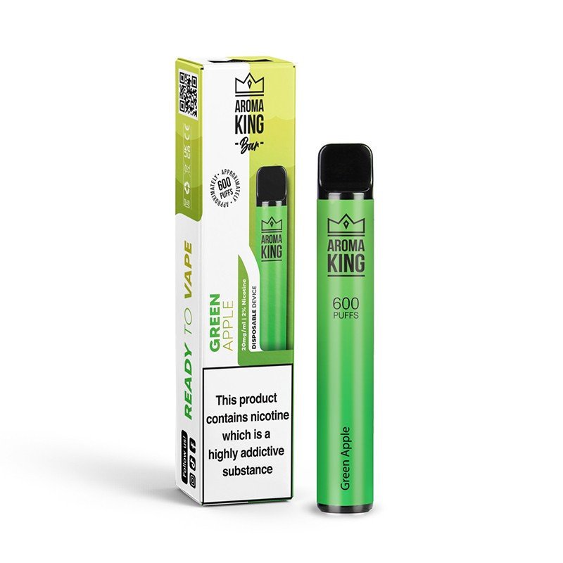 Puff GREEN APPLE - Aroma King 600 Puffs 10% Nicotine