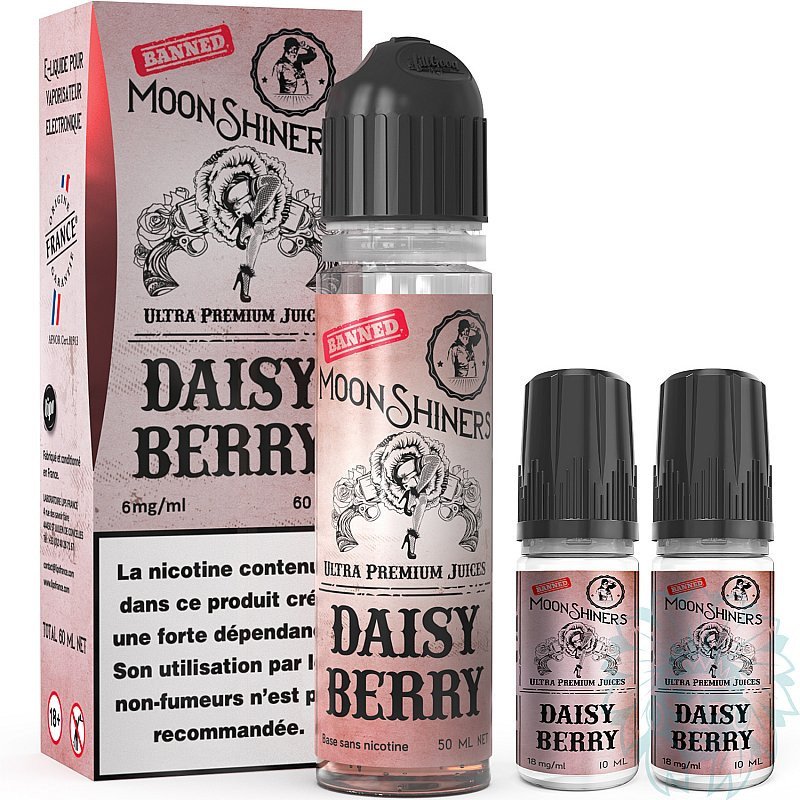E-LIQUIDE : Moon Shiners- Daisy Berry 60ml Easy2Shake - Le French Liquide
