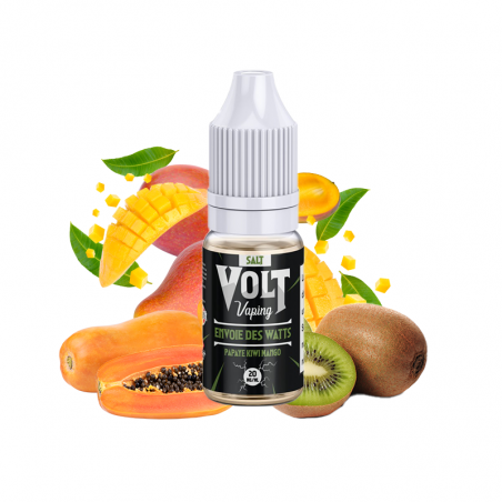 ENVOIE DES WATTS - Papaye kiwi mango 10 ML - Volt